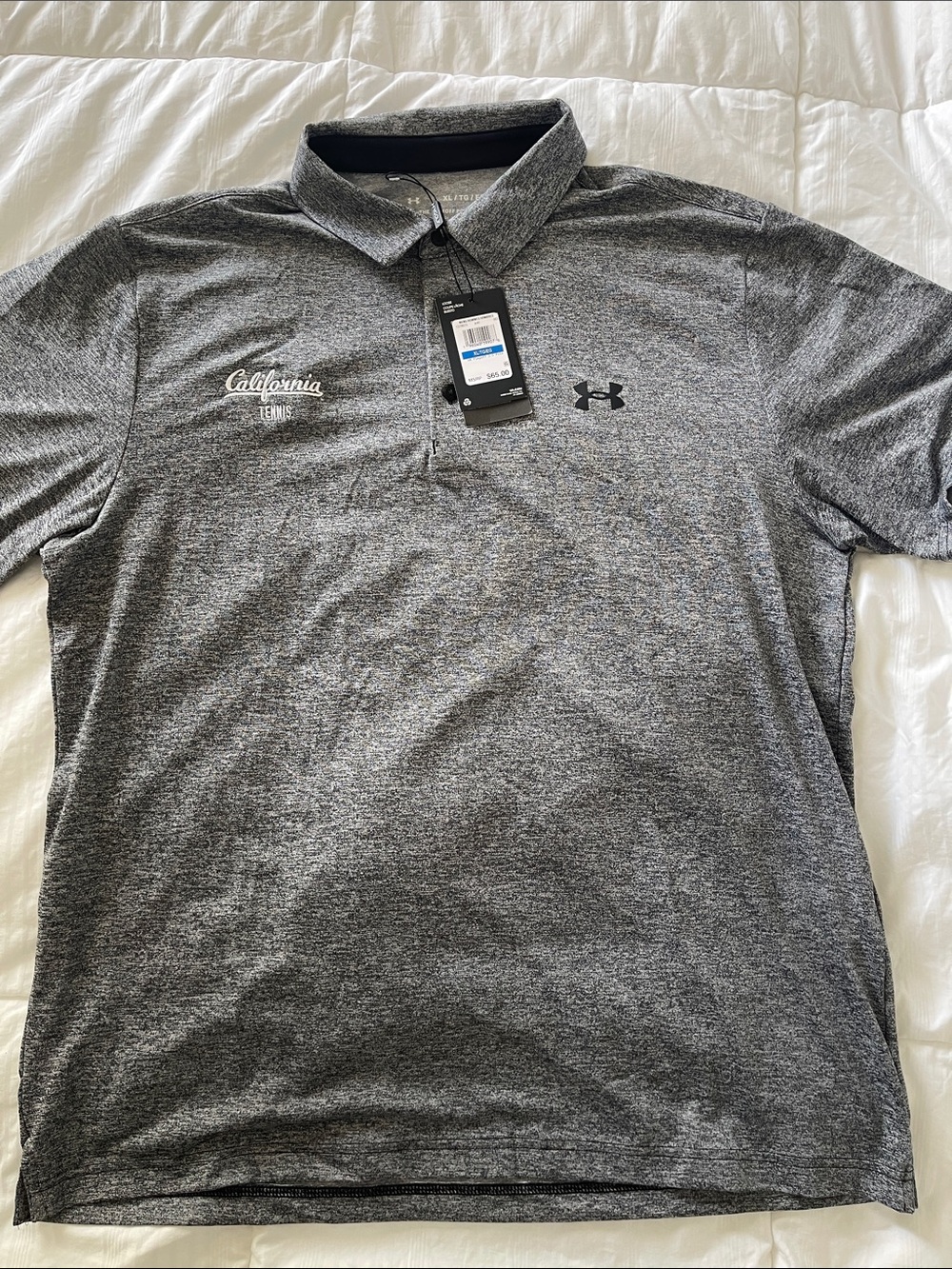 Under Armour Men’s Gray Heather Performance Polo